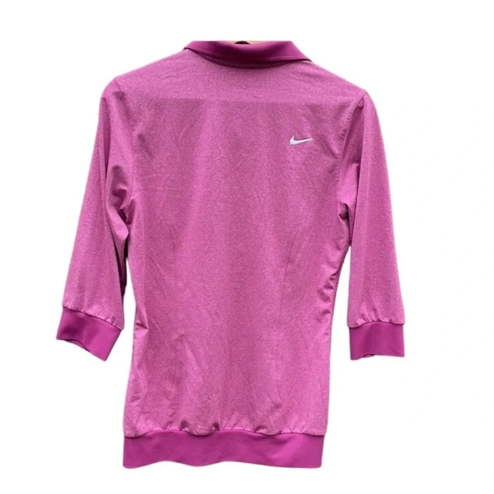 Nike Hold women’s pink polo shirt medium - Picture 3 of 3